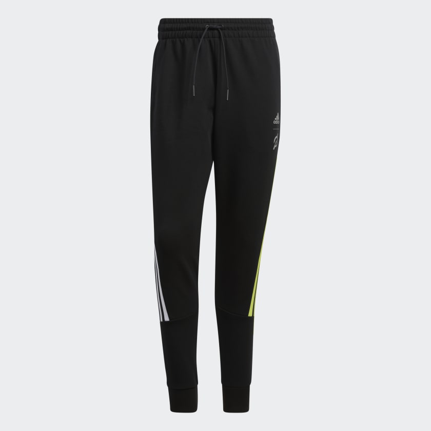 Adidas joggers black best sale mens