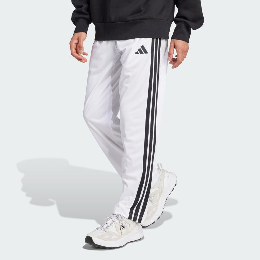 【Adidasコリア】 3-Stripes Double Knit Track Pants adidas 3-Stripes Tricot Regular Tapered Track Pants - Black