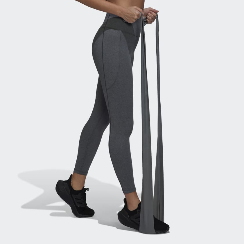 adidas Yoga Studio 7/8 Leggings - Grey, Women's Yoga