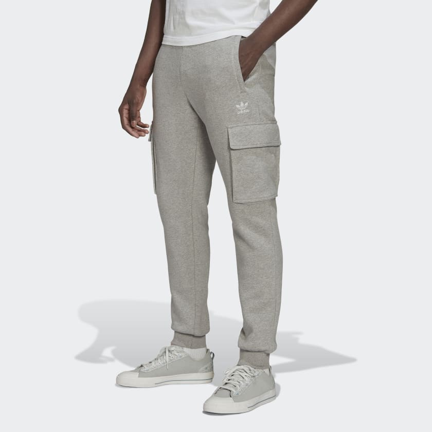 adidas Adicolor Essentials Trefoil Cargo Pants - Grey | men lifestyle |  adidas US