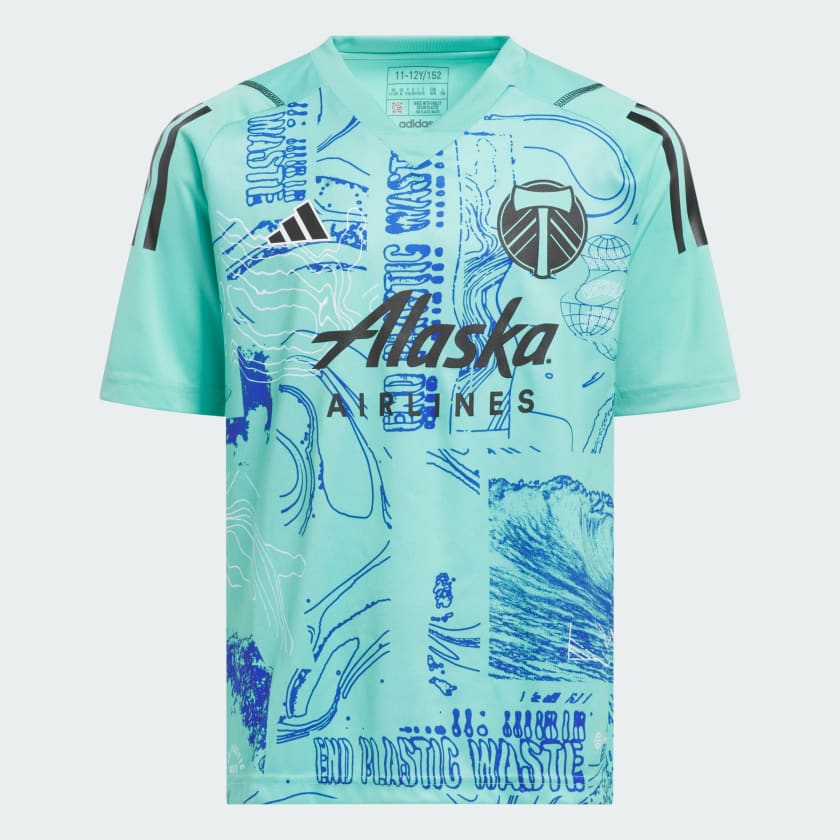 Adidas Portland Timbers 2023 One Planet Replica Jersey - S Each