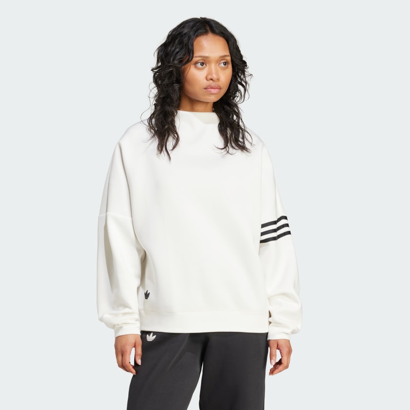 Adidas oversized crew neck sweatshirt discount