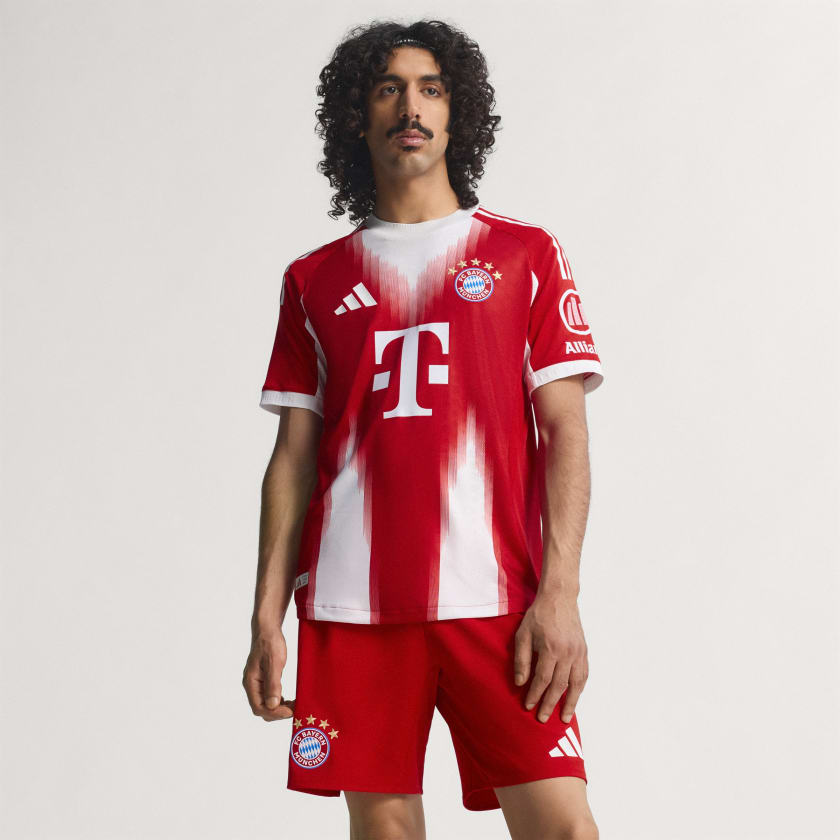 adidas バイエルン25-26記念ミュラーセット L adidas FC Bayern 25/26 Home Authentic Jersey - Red | Free