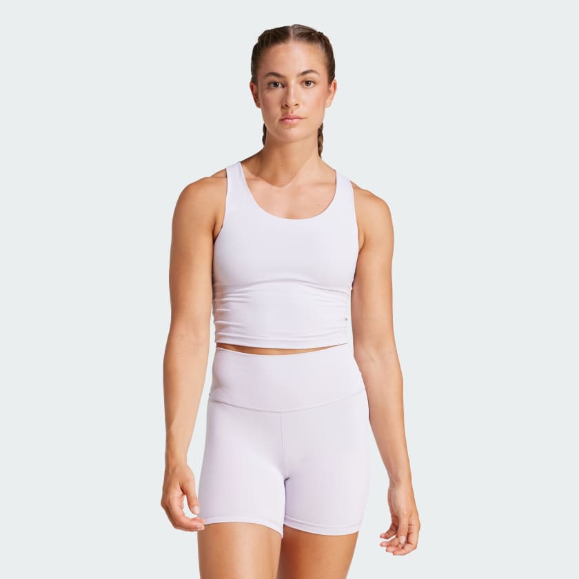 Tank top with bra support store