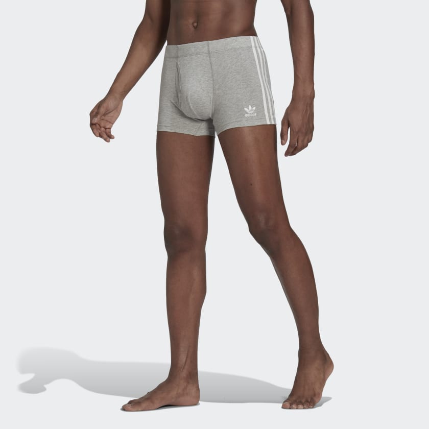 adidas Men's Performance Trunk Underwear (3-Pack), Black