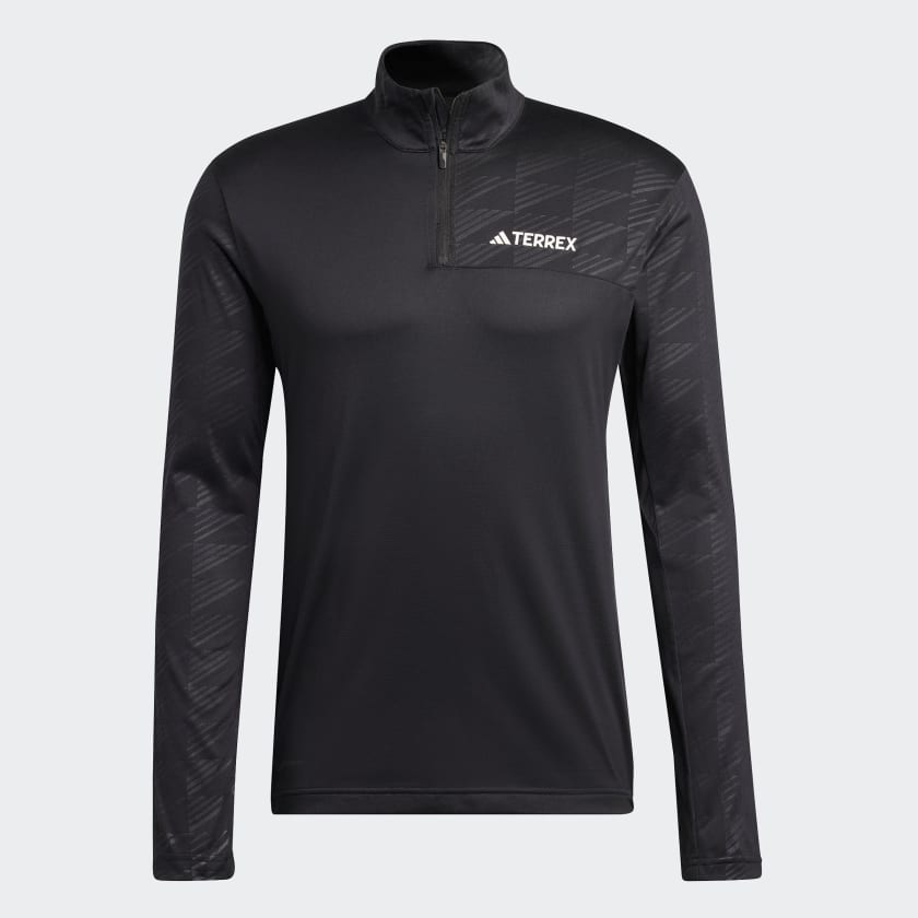 T shirt manches longues a demi zip Terrex Multi Noir adidas adidas France
