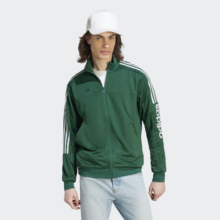 Produkte zum niedrigsten Preis online adidas Tiro Wordmark Jacket Track - Men\'s adidas Lifestyle | US Green 