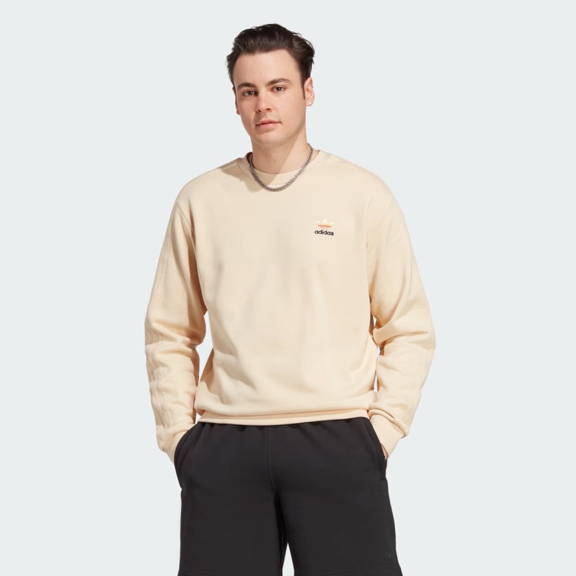Adidas graphic crew neck sweatshirt sale