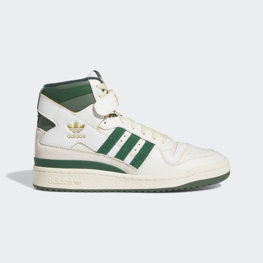 Green and white adidas high tops new arrivals