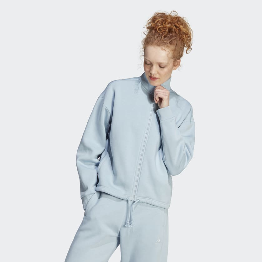 Fleece track top cheap
