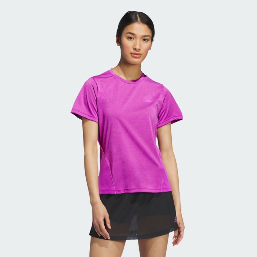 Adidas Women s Training T Shirt Medium Purple Burst Heather