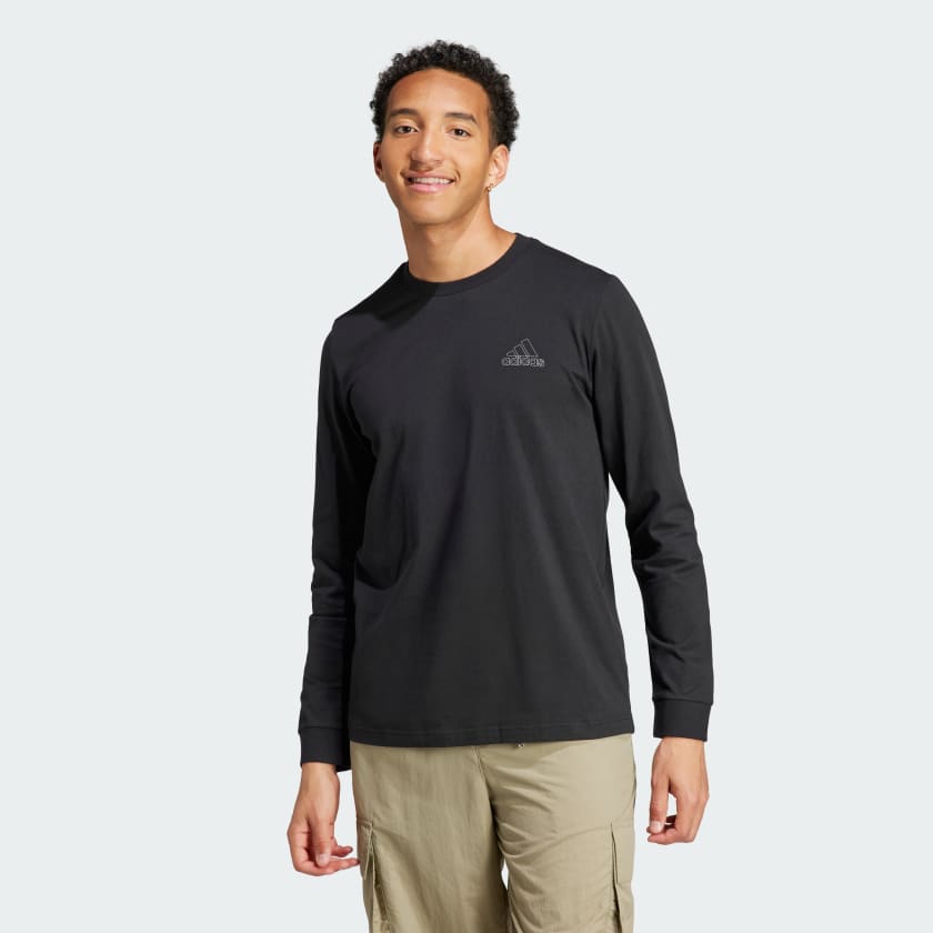 Adidas long sleeve graphic tee store