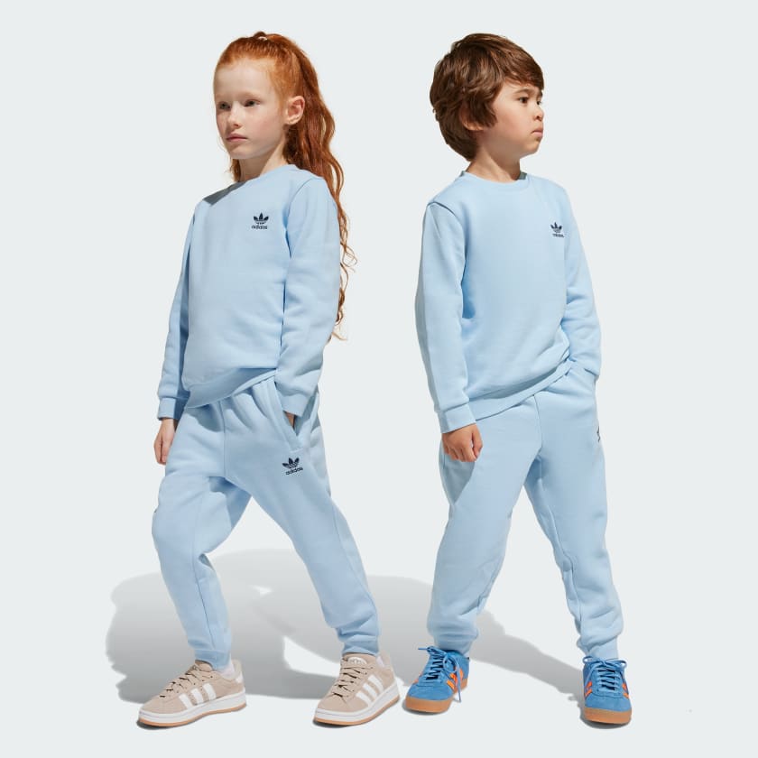 adidas Sweater Set Kids blauw adidas Belgium