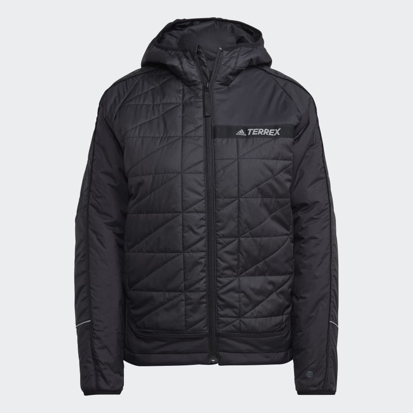 Adidas men's insulated hooded puffer jacket outlet
