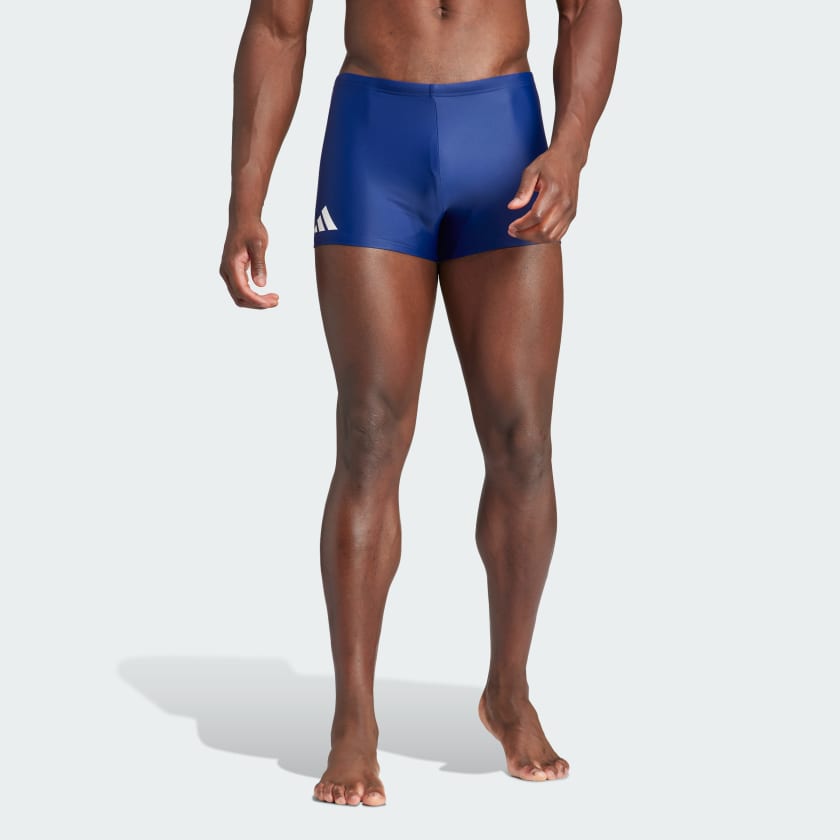 adidas Solid Swim Boxers Blue adidas UK