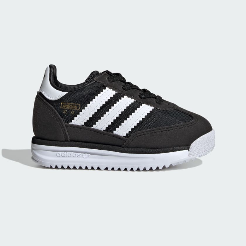 adidas SL 72 RS Elastic Laces Shoes Kids Black Free Shipping with adiClub adidas US