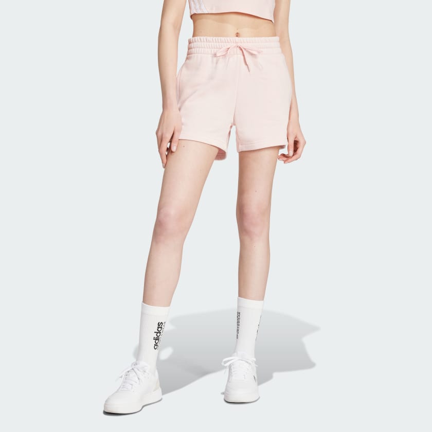 Adidas fleece shorts women's shop