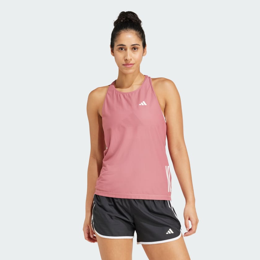 Adidas Own The Run Tank Top Preloved Crimson S Womens Running Tank Tops