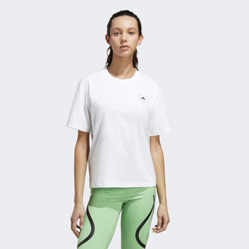 konkurrenter Lænestol volleyball adidas by Stella McCartney TrueCasuals Regular Sportswear Tee - White |  Women's Lifestyle | adidas US