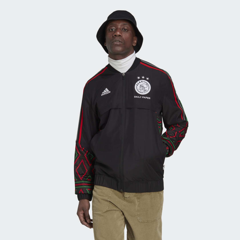 Chaqueta de Pista Adidas Ajax Amsterdam Icons Tejida Negra Edición Bob  Marley Talla Hombre  eBay
