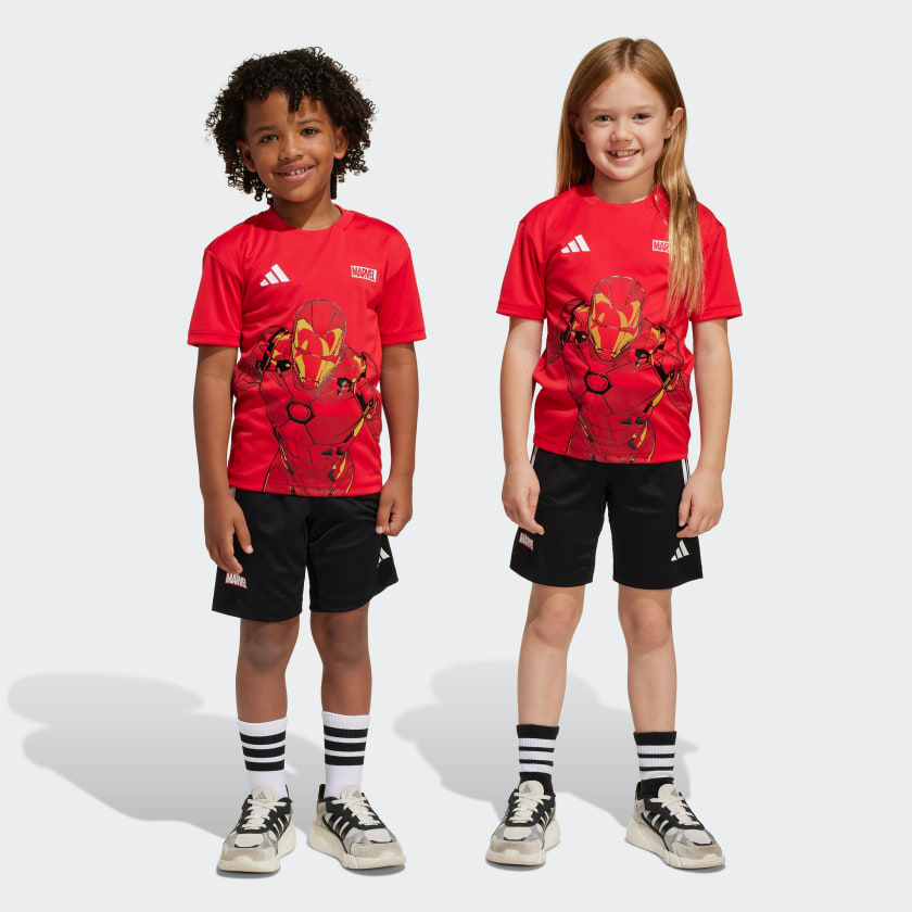 adidas x Marvel Iron Man Tee Set Kids Red adidas Finland
