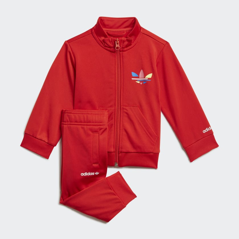 adidas Adicolor Track Suit - Red | Kids' Lifestyle | adidas US
