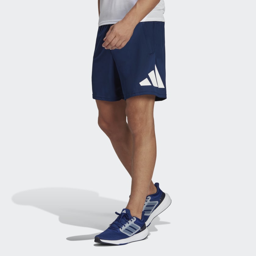 adidas Train Training Logo Essentials | Men\'s Training adidas - US Shorts Blue 