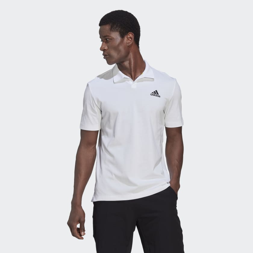 adidas Clubhouse 3-Bar Tennis Polo Shirt - White | adidas UK