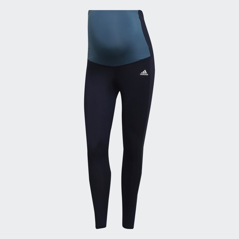 adidas Designed to Move 7/8 Sport Tights (Maternity) - Blue
