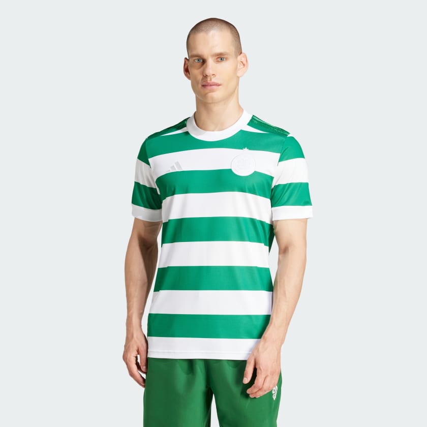 Celtic 2023 Adidas 120 Years of Hoops Kit - Football Shirt Culture