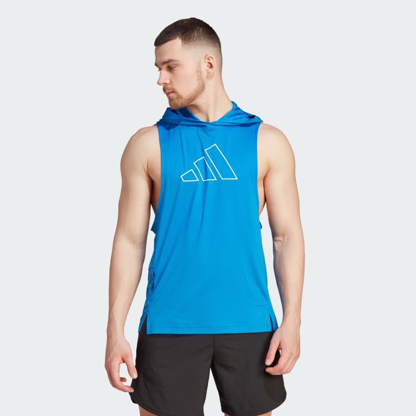 Adidas tank top hoodie deals