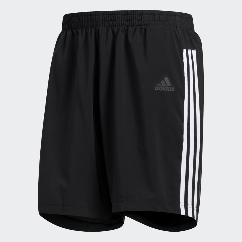 adidas Running 3 Stripes Shorts Black adidas Malaysia