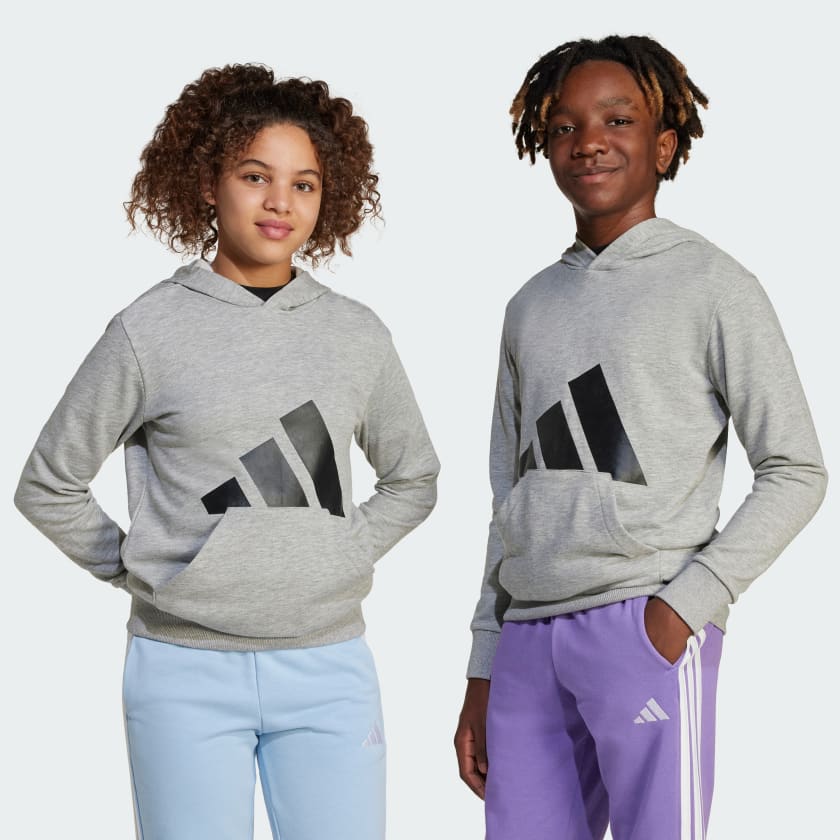 adidas Essentials Hoodie Kids Grey adidas UK