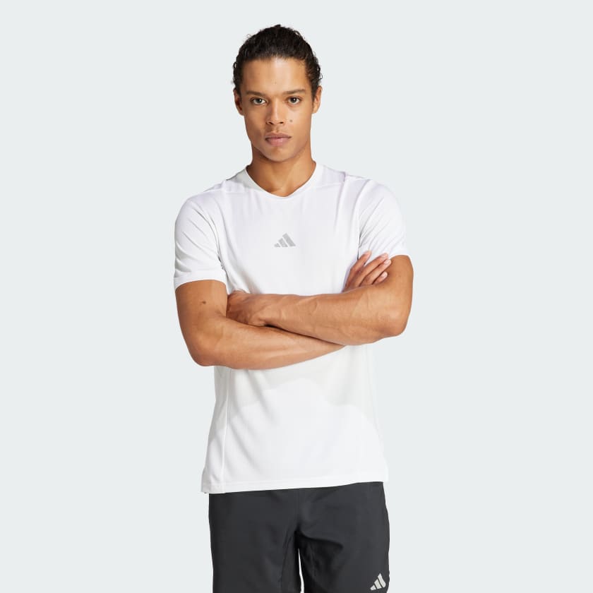adidas Designed for Training HIIT Workout HEAT.RDY Tee - White | adidas ...