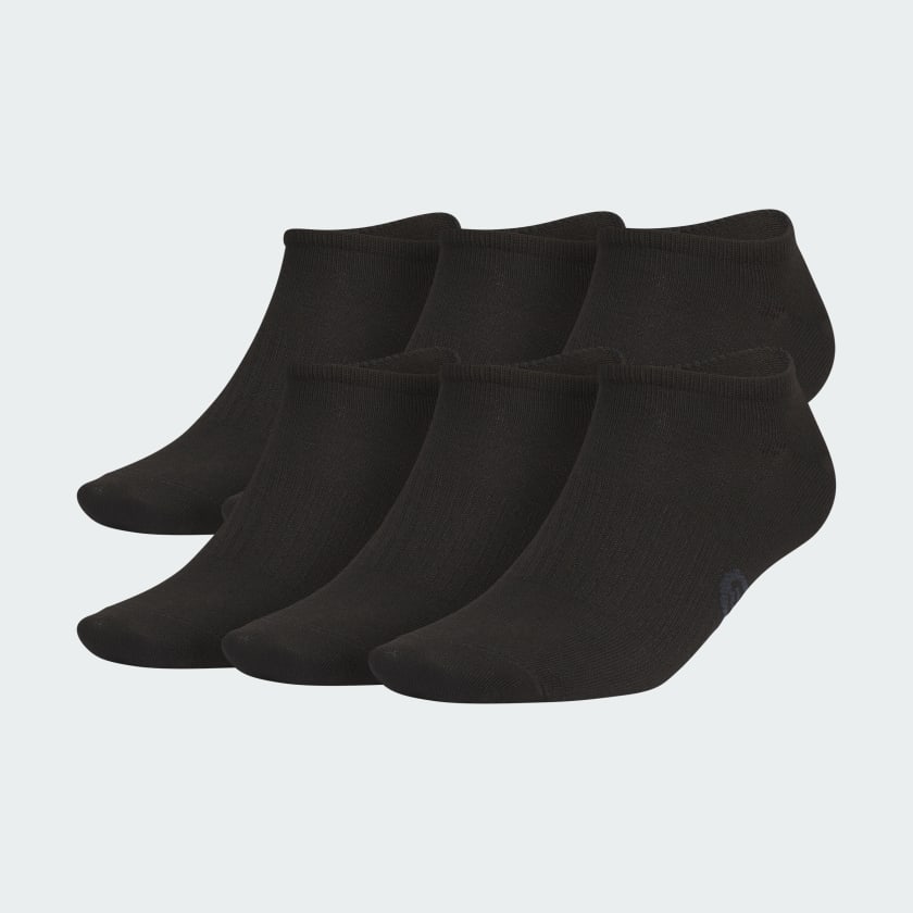 Adidas black top no show socks