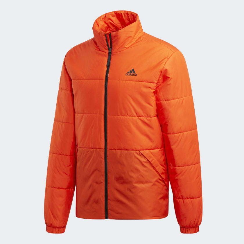 adidas Chamarra T rmica de Invierno BSC 3 Franjas Naranja adidas Mexico
