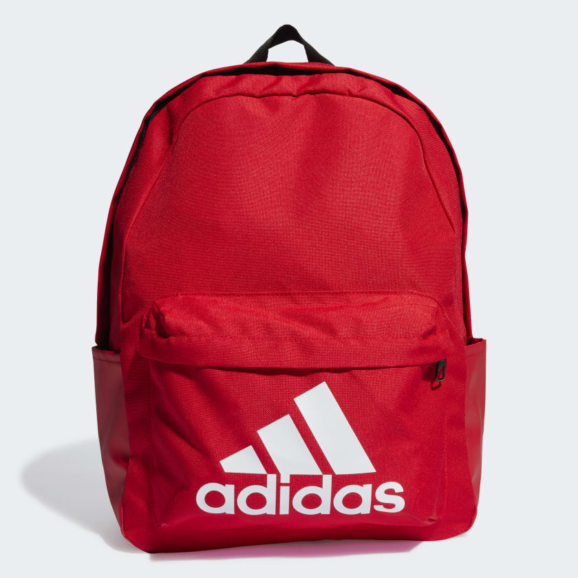 adidas Classic Badge of Sport Backpack - Red | adidas UK