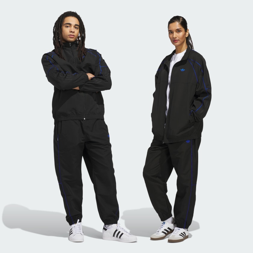 【adidas 】 ガゼル トラックジャケット プレミアム エッセンシャルズ キルト 1/2ジップ ジャケット