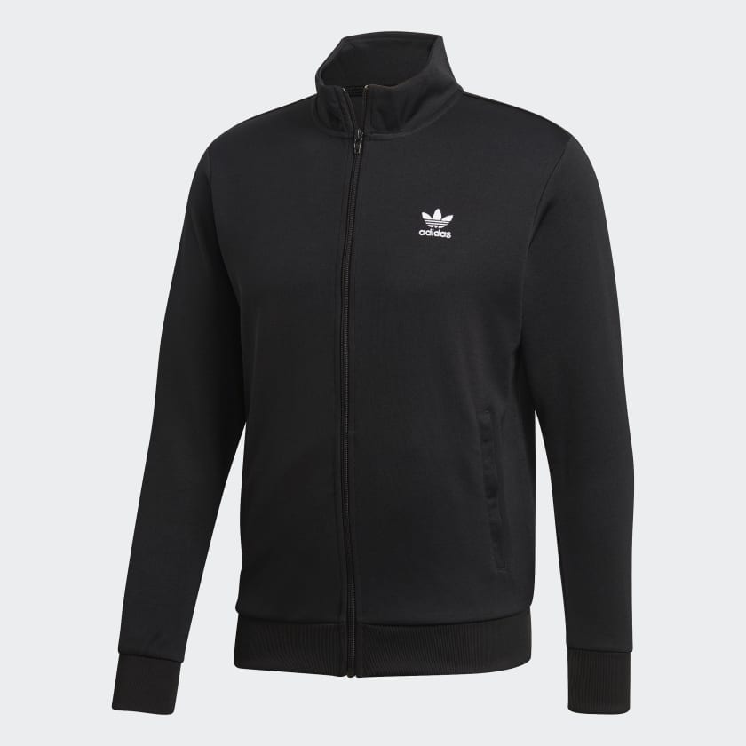 Adidas originals trefoil essentials track top new arrivals