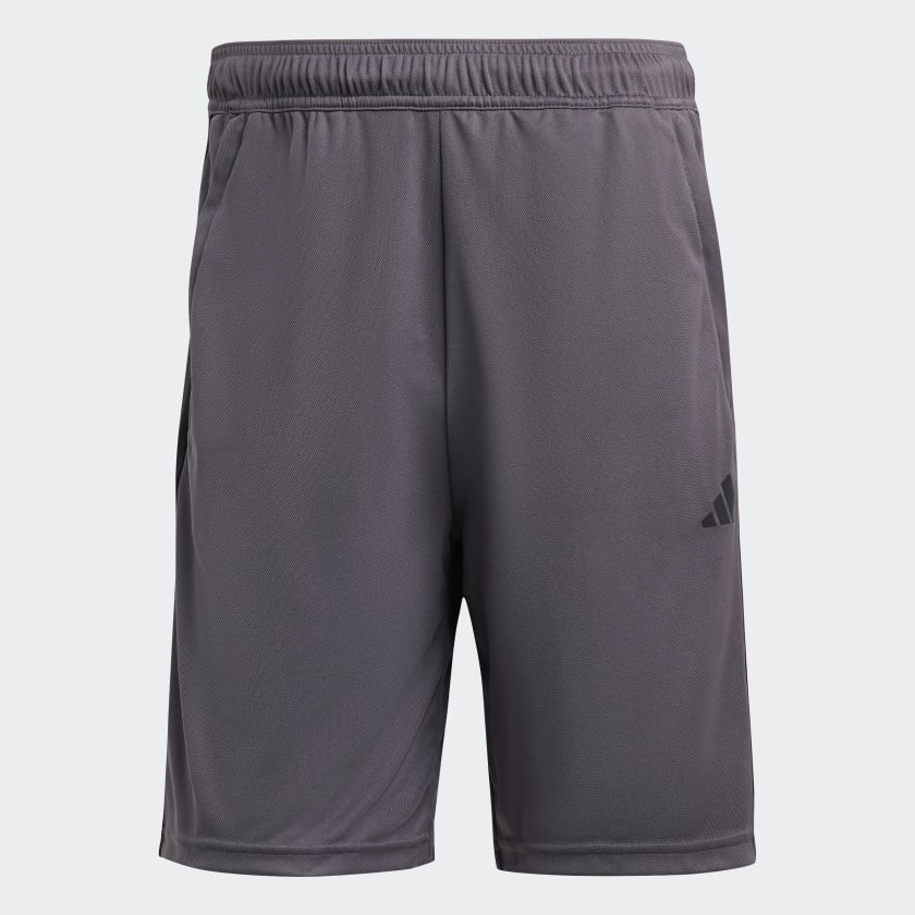 adidas Train Essentials Pique 3 Stripes Training Shorts Grey Free Shipping with adiClub adidas Canada