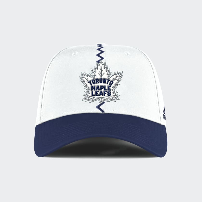 Men's Adidas Royal Toronto Maple Leafs Reverse Retro 2.0 Pom Cuffed Knit Hat