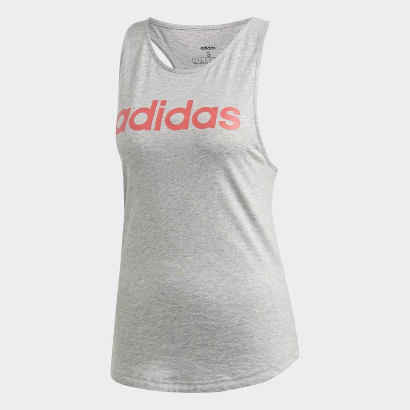 Grey adidas tank top shop