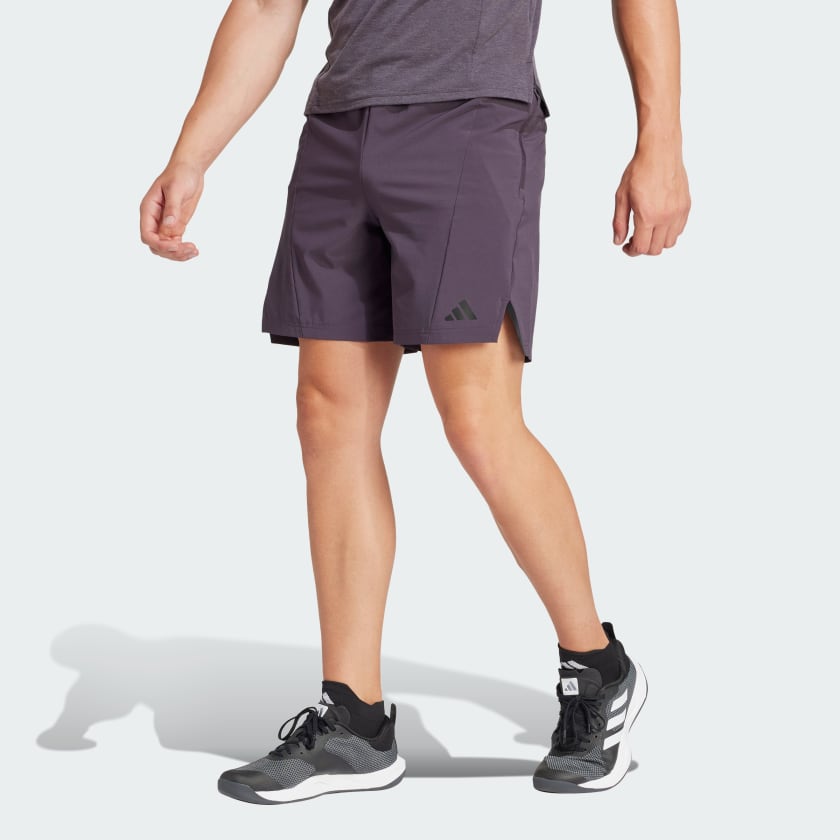Adidas training shorts with top pockets