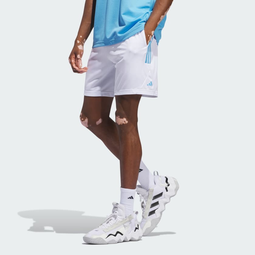 White mens basketball shorts store