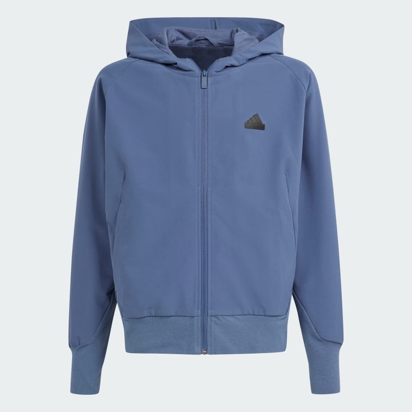 adidas Z.N.E. Woven Full Zip Track Jacket Kids Blau adidas Deutschland