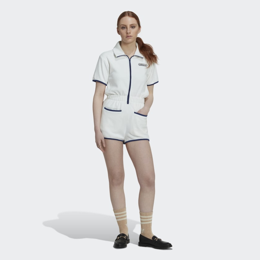 Adidas short jumpsuit clearance