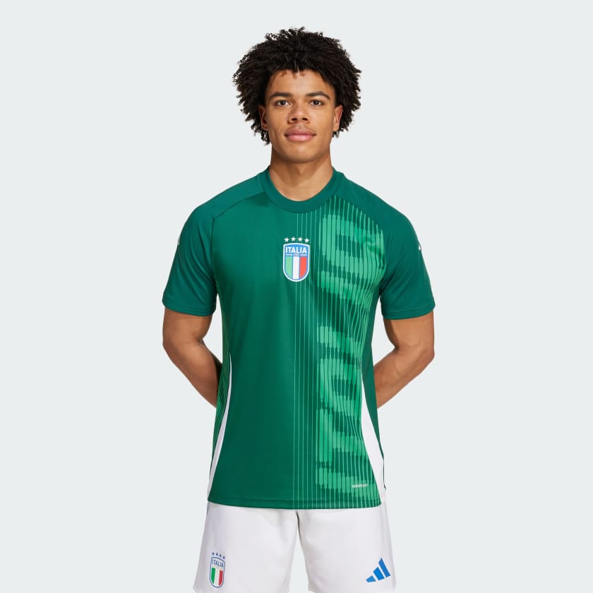 adidas Italy Pre Match Jersey Green adidas Thailand