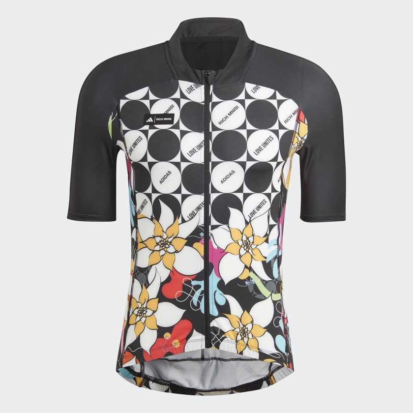 adidas Rich Mnisi x Cycling Short Sleeve Jersey Black | Men's Cycling | adidas US