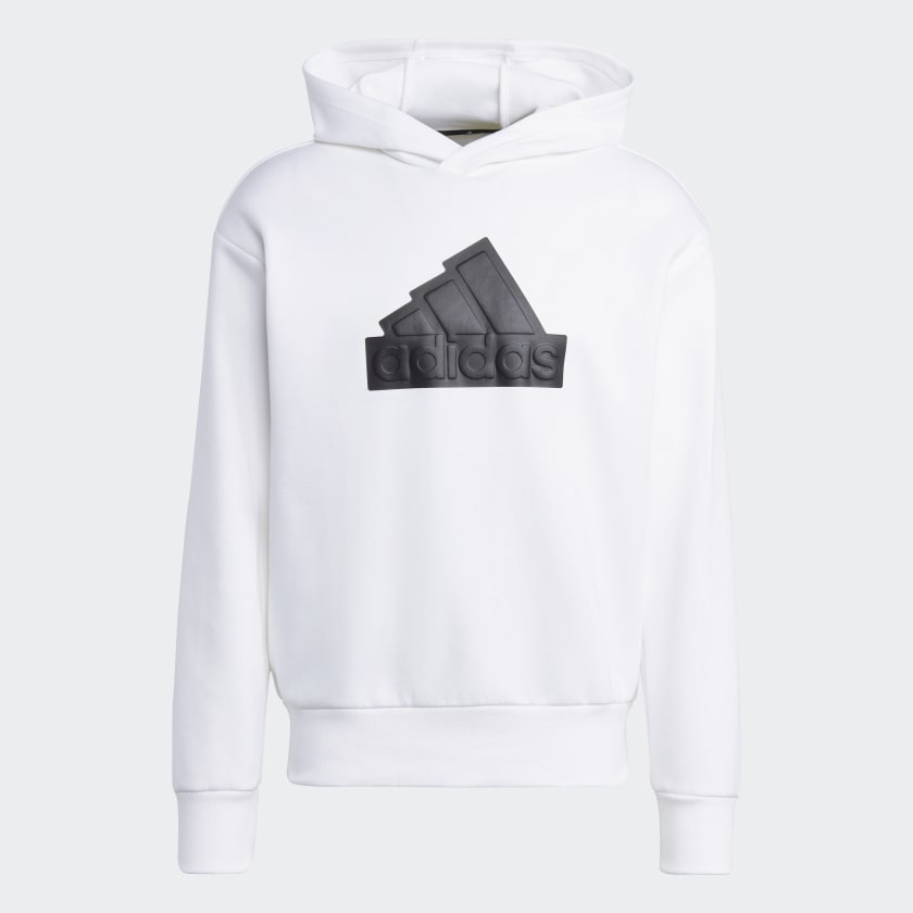 adidas Future Icons Badge of Sport Hoodie White adidas Australia