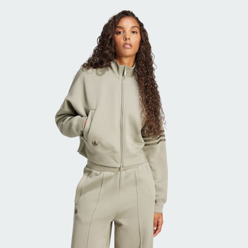 adidas Neuclassics Track Top - Green | Free Shipping with